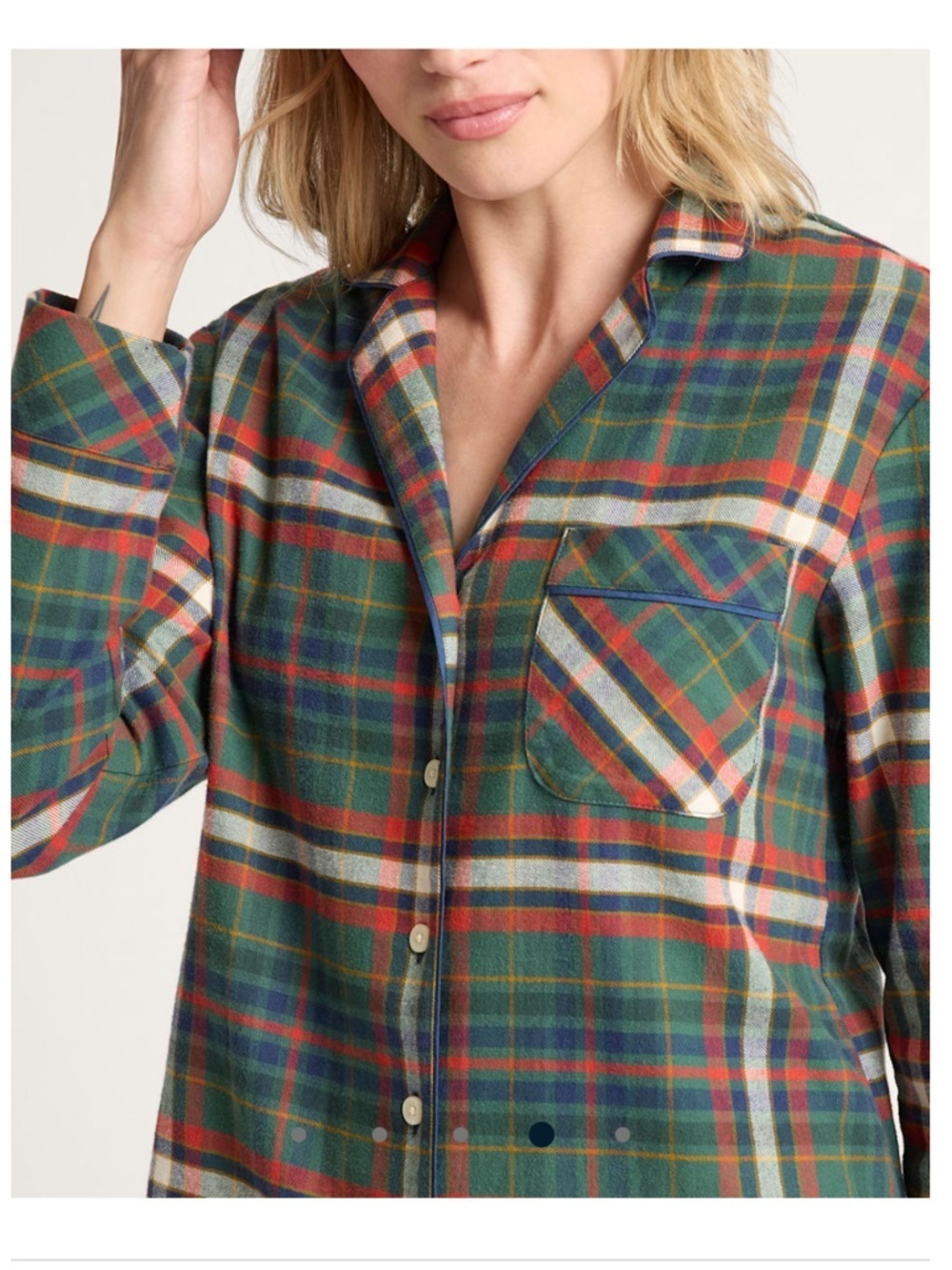 Pendleton Green, Red & Navy Plaid Shirt